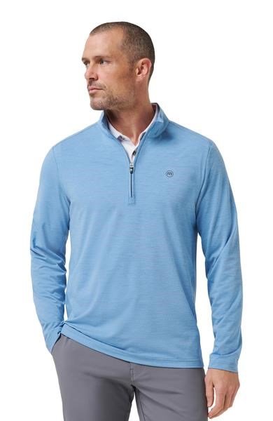 Travis Mathew Heater Pro 1/4Zip men's sweatshirt, pacific coast