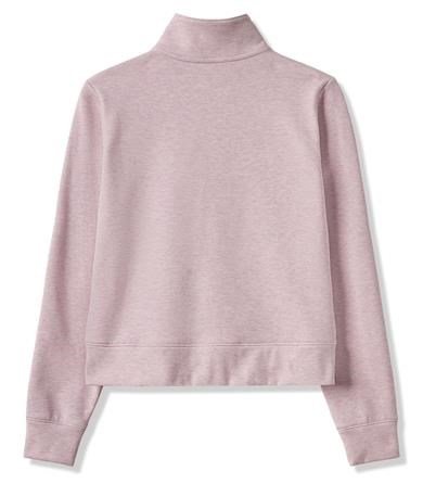 Travis Mathew Cloud Fleece Half-Zip women's sweatshirt, heather violet ice
