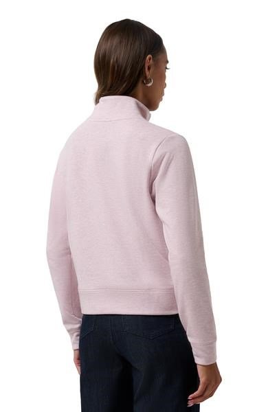 Travis Mathew Cloud Fleece Half-Zip women's sweatshirt, heather violet ice