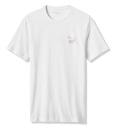 Travis Mathew Founding Member Tee men's t-shirt, white
