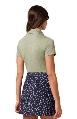 Travis Mathew Skyloft Light ladies polo, heather oil green