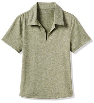 Travis Mathew Skyloft Light ladies polo, heather oil green