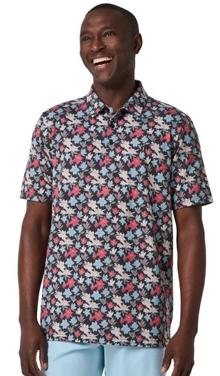 Travis Mathew Featherweight Fairway Fit men's polo, black