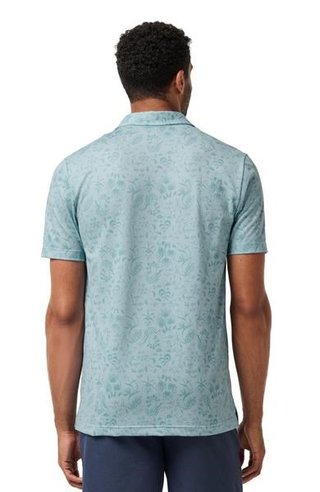Travis Mathew Featherweight Paradise men's polo, forget me not