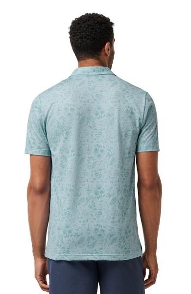 Travis Mathew Featherweight Paradise men's polo, forget me not
