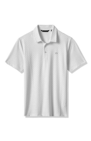Travis Mathew Featherweight Salt Breeze men's polo, white