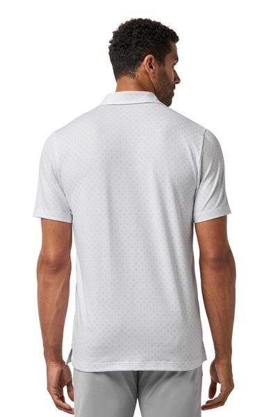 Travis Mathew Featherweight Salt Breeze men's polo, white