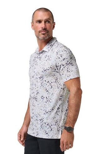Travis Mathew Featherweight Chill men's polo, white