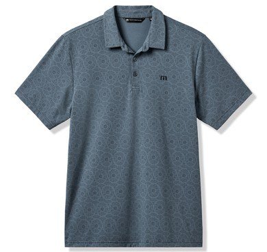 Travis Mathew Free Passage men's polo, bering sea