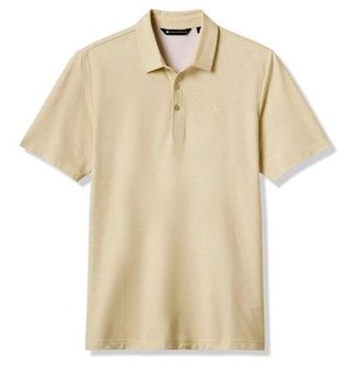 Travis Mathew Featherweight Views men's polo, pear sorbet