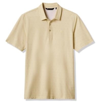 Travis Mathew Featherweight Views men's polo, pear sorbet