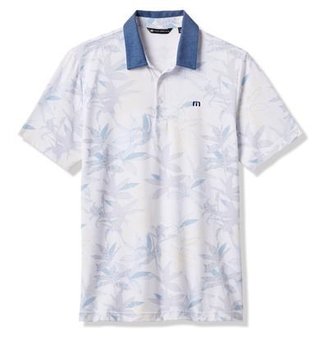 Travis Mathew Featherweight Drift men's polo, white