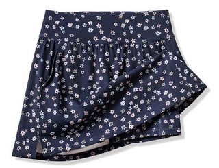 Travis Mathew Moveknit Game Set Match women's skort, navy blazer multi