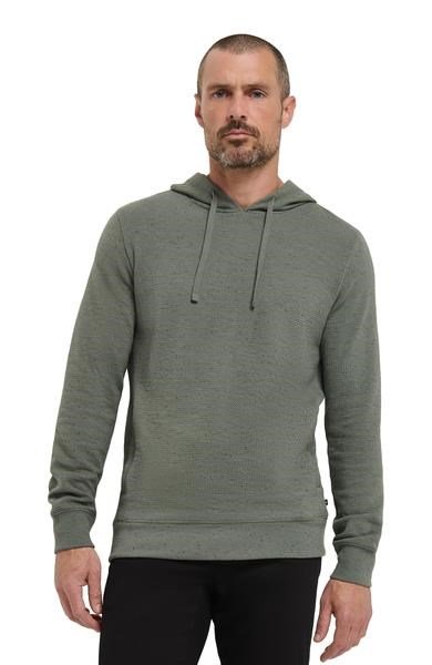 Travis Mathew Cloud Wafle men's sweatshirt, dark olive
