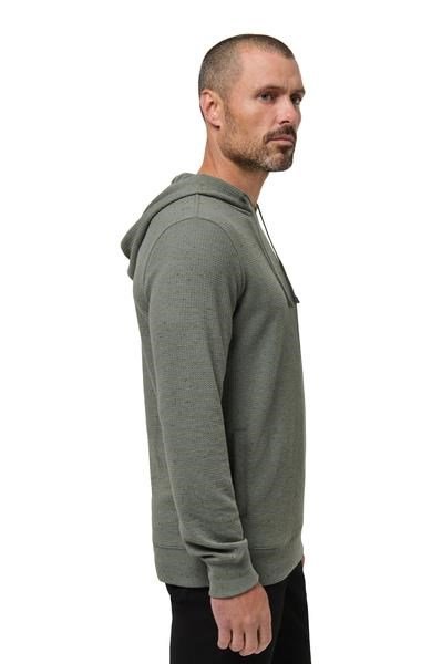 Travis Mathew Cloud Wafle men's sweatshirt, dark olive