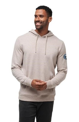 Travis Mathew Cloud Wafle men's sweatshirt, oxford tan