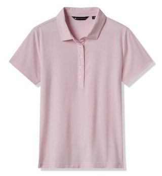 Travis Mathew Heater women's polo, lilac snow