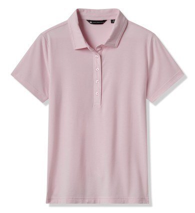 Travis Mathew Heater women's polo, lilac snow