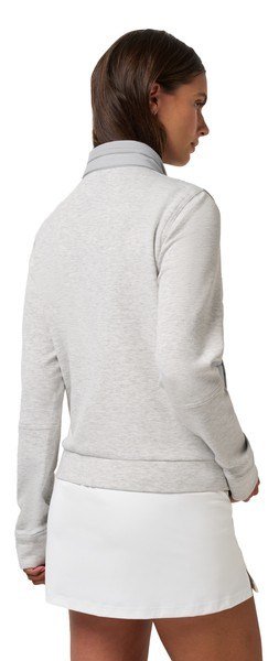 Travis Mathew Skyloft Soft Espresso Martini women's jacket, heather light grey