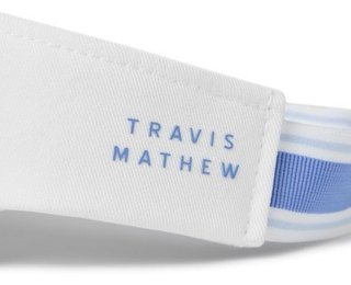 Travis Mathew Pathfinder women's visor, white