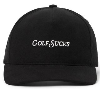 Travis Mathew Golf Sucks men's cap, black