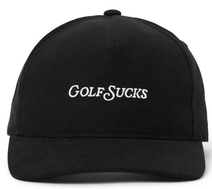 Travis Mathew Golf Sucks men's cap, black
