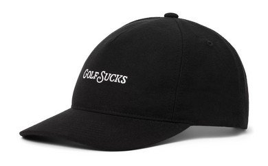 Travis Mathew Golf Sucks men's cap, black