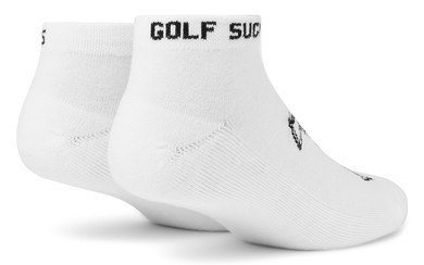 Travis Mathew Golf Sucks Ankle golf socks, white