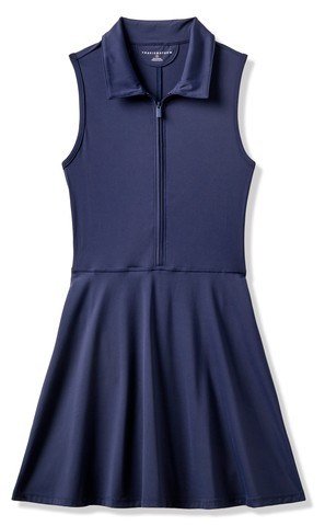 Travis Mathew Moveknit Sleeveless women's dress, navy blazer
