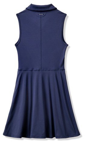 Travis Mathew Moveknit Sleeveless women's dress, navy blazer