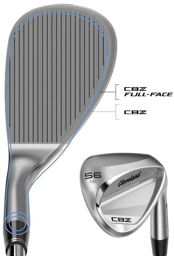 Cleveland CBZ Tour Satin Full Face wedge, graphite