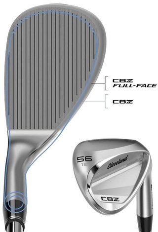 Cleveland CBZ Tour Satin Full Face wedge, graphite