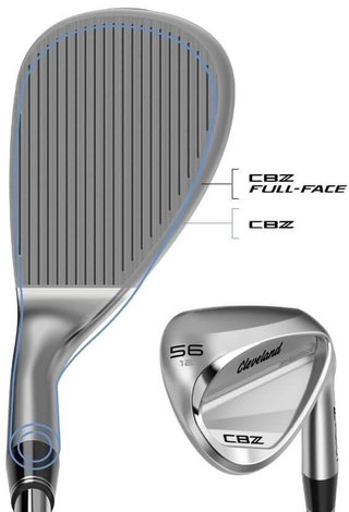 Cleveland CBZ Tour Satin Full Face wedge, steel
