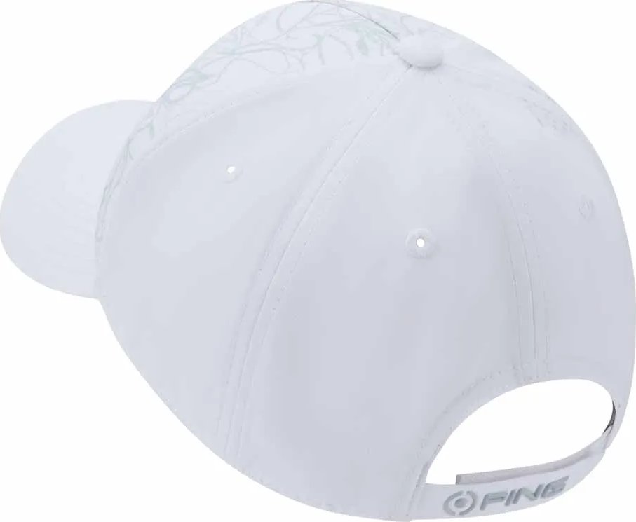 PING Nicolo men's cap, white/pearl grey