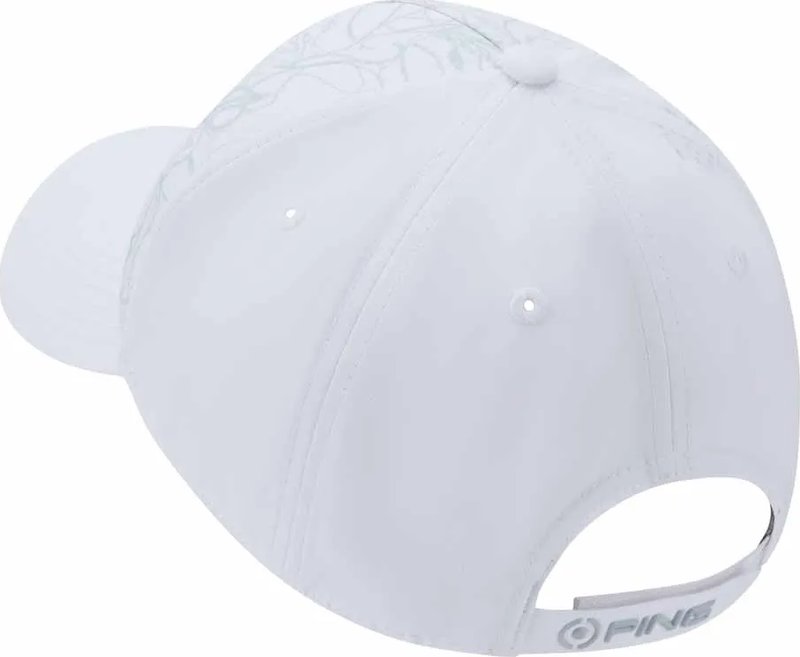 PING Nicolo men's cap, white/pearl grey