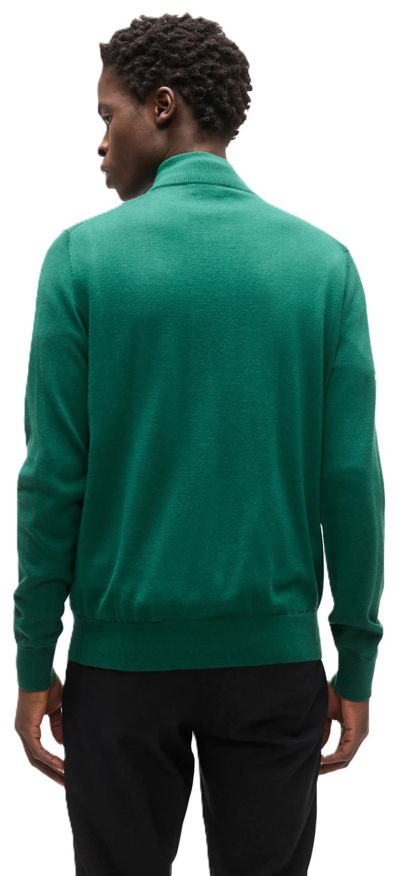 Callaway 1/4 Zip Mock men's sweater, deep galapagos green