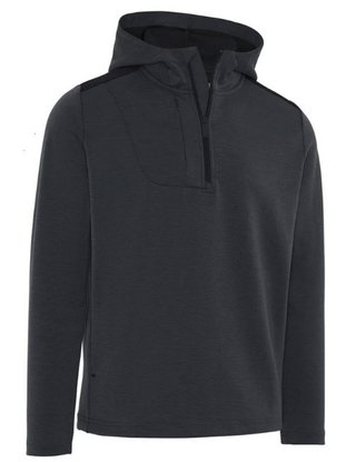 Callaway Soft Touch 1/4 Zip Premium men's hoodie, black heather