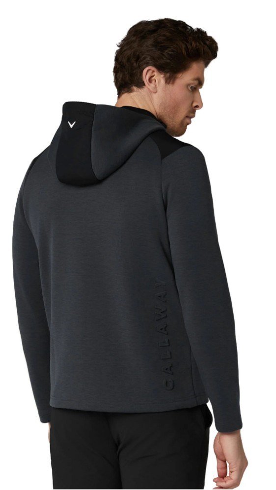Callaway Soft Touch 1/4 Zip Premium men's hoodie, black heather
