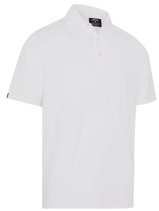 Callaway Premium Solid Cooling men's polo, bright white