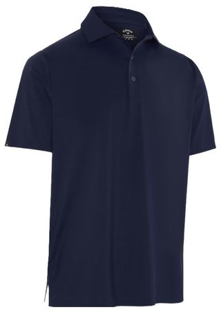 Callaway Premium Solid Cooling men's polo, peacoat