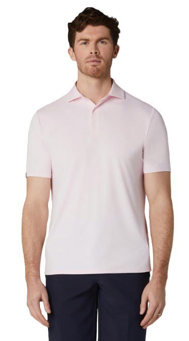 Callaway Premium Solid Cooling men's polo, cherry blossom