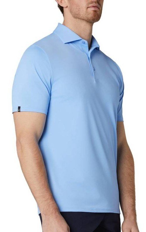 Callaway Premium Solid Cooling men's polo, vista blue