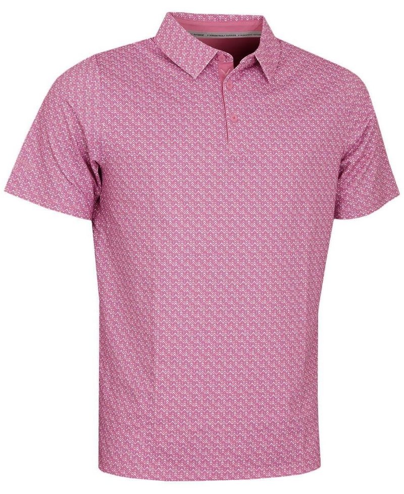 Callaway Timeless Chev men's polo, rose boquet