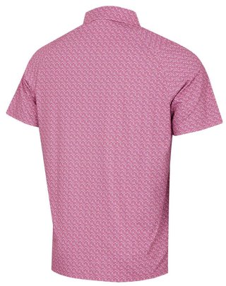 Callaway Timeless Chev men's polo, rose boquet