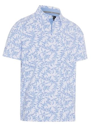 Callaway Chev Botanical men's polo, vista blue