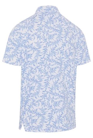 Callaway Chev Botanical men's polo, vista blue