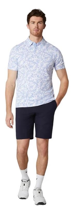 Callaway Chev Botanical men's polo, vista blue
