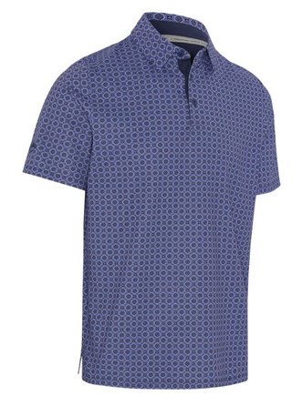 Callaway Club Print men's polo, peacoat