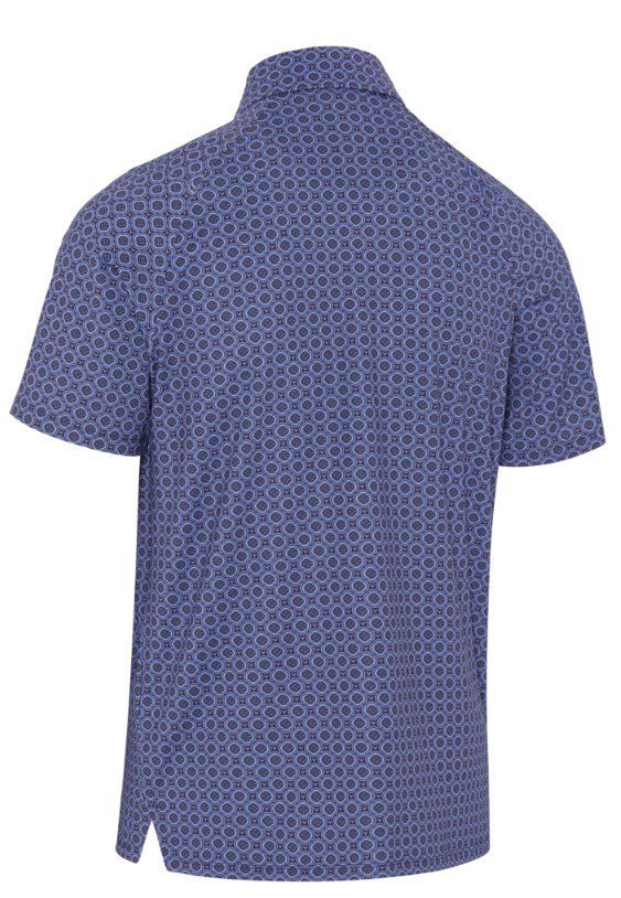 Callaway Club Print men's polo, peacoat