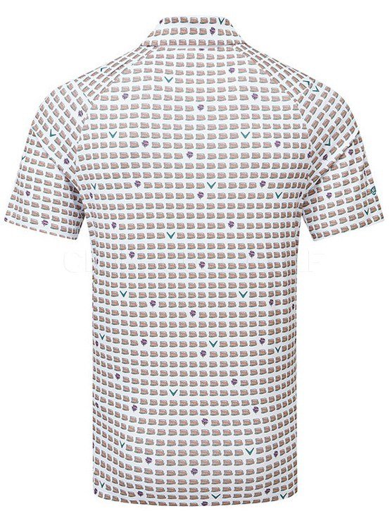 Callaway One Pimento men's polo, bright white